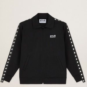 Golden Goose zipped sweatshirt/track jacket, size Small